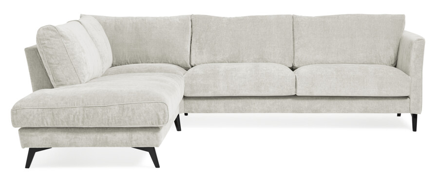 2,5-sits soffa+divan hÃ¶, armst. C plymÃ¥ tyg Darin grey 1039 svartbetsat ben/trÃ¤ 13,5 cm [Ã¤ndring: DarinBeige_spegV]